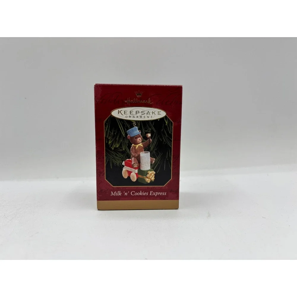Hallmark Keepsake Ornament 1999 Vintage Milk 'n' Cookies Express Handcrafted